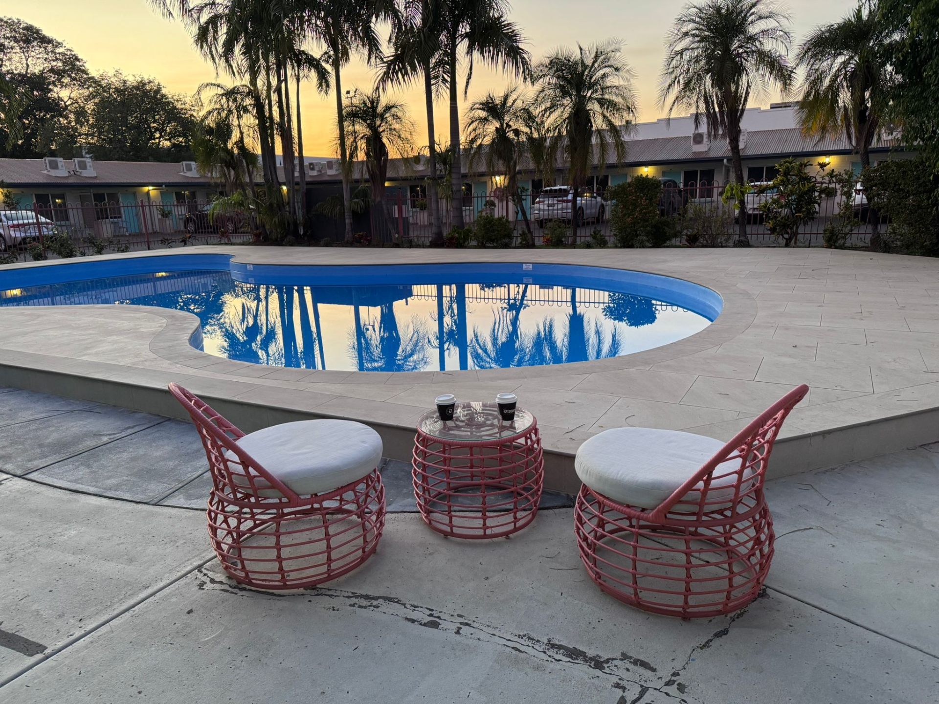 Bhoj Coffee Shop & Restaurant poolside